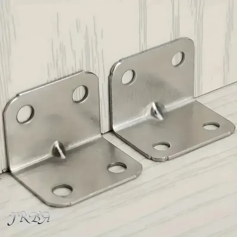 20pcs Angle Iron Board Table, Chair, Cabinet, Wardrobe, Fixed Connector, 90-degree Angle Iron Plate Bracket image 3