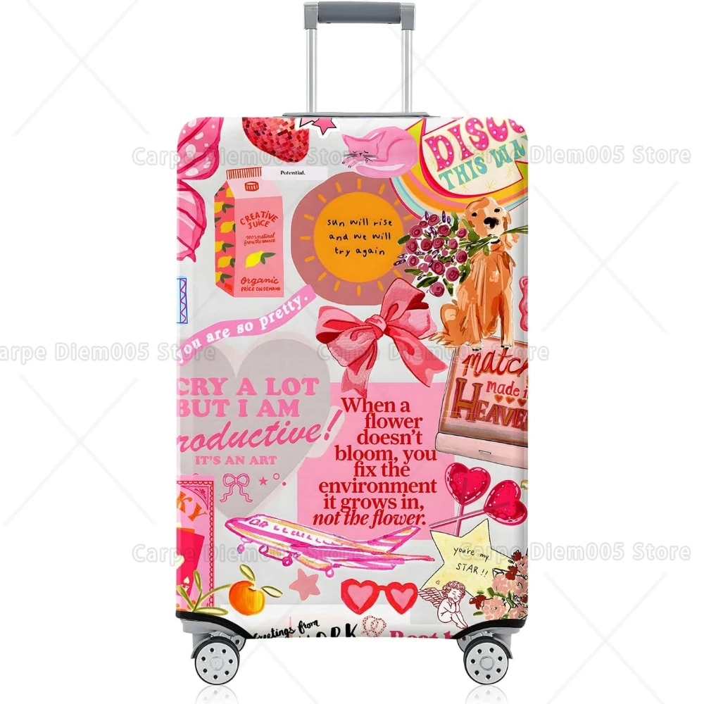 

Travel Luggage Cover Cute Lucky Travel Suitcase Cover Anti-scratch Suitcase Cover Fits 18-20 Inch Luggage