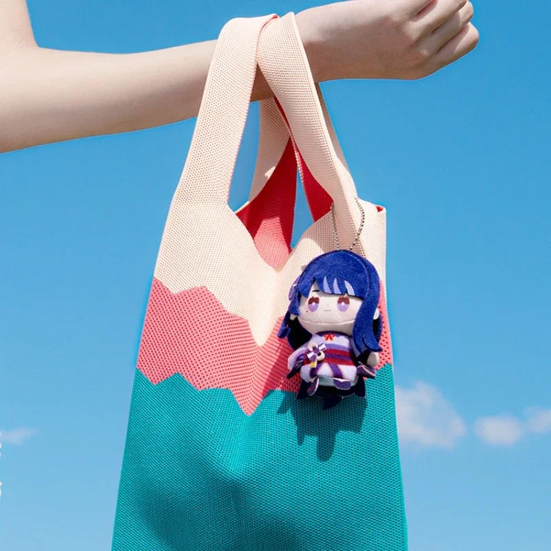 Anime Game Genshin Impact Cosplay Finger Puppets Wriothesley Kawaii Attendent Cotton Doll Kids Plushies Mini Toy Figures Gifts