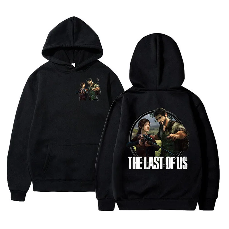 The Last Of Us Impresso Hoodie para Homens e Mulheres, Harajuku Pullovers, Tricô Unisex, Roupas Streetwear, Moletons na Moda