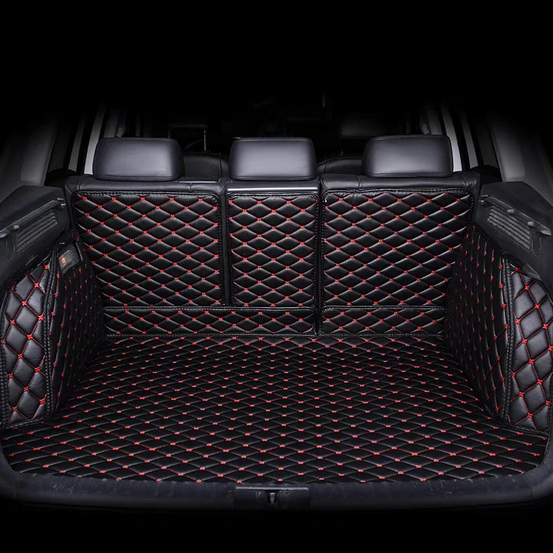 Full Cover Car Trunk Mat For Volkswagen Tiguan Altas Golf Passat Arteon T-ROC Polo Jetta Auto Parts