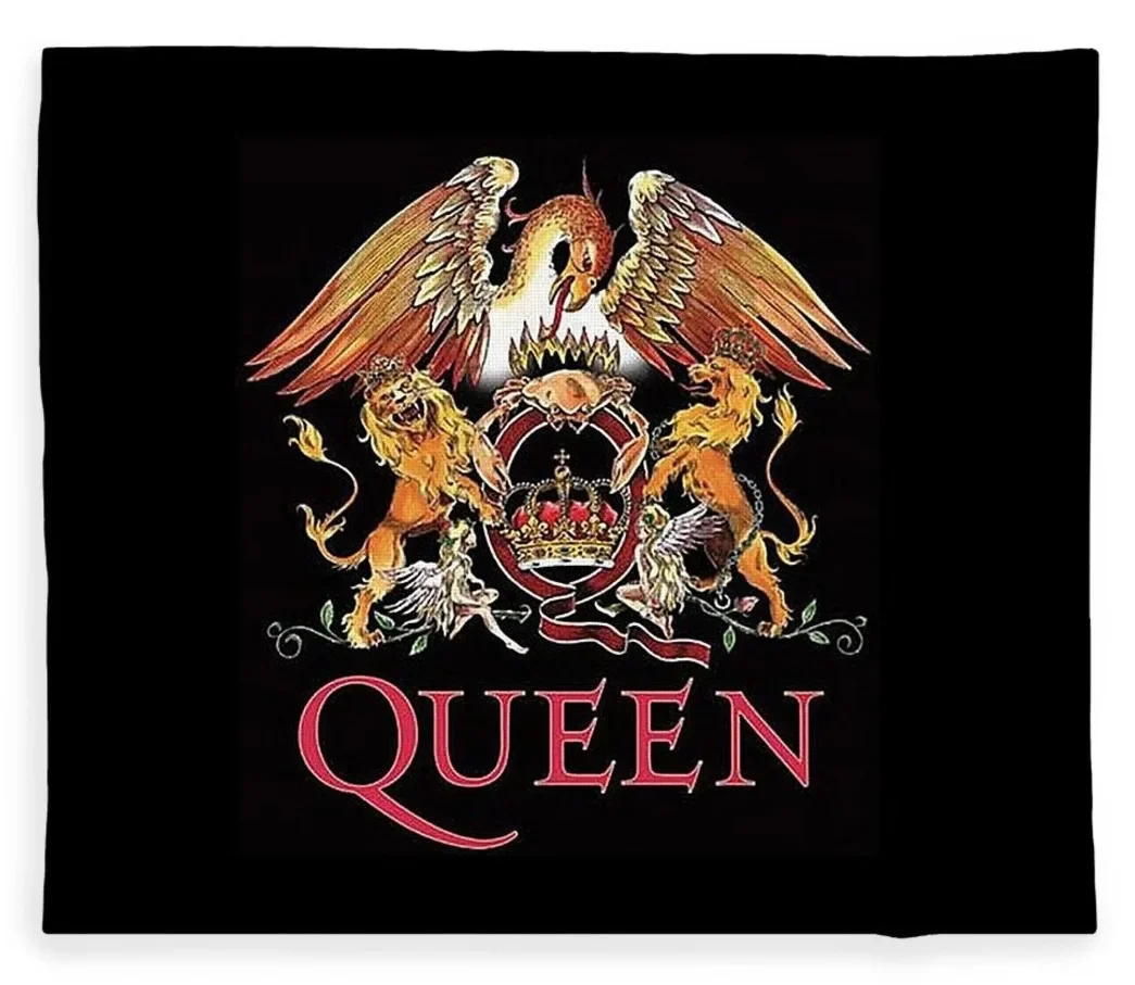 Queen Classic Crest Rock Band Freddie Mercury Logo Retro s T shirt