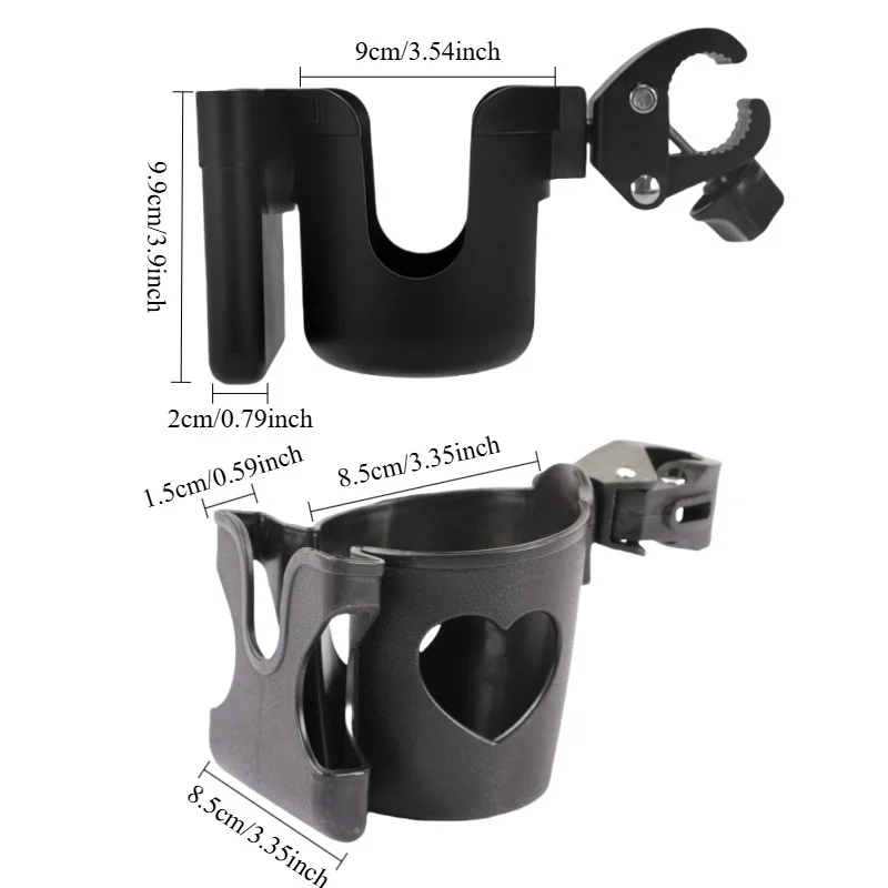 Kinderwagen Getränkehalter Baby Kinderwagen Wasserbecherhalter mit Handyhalter Warenkorb Carbicycle Kinderwagen Flaschenregal Telefonhalter – Detail 1