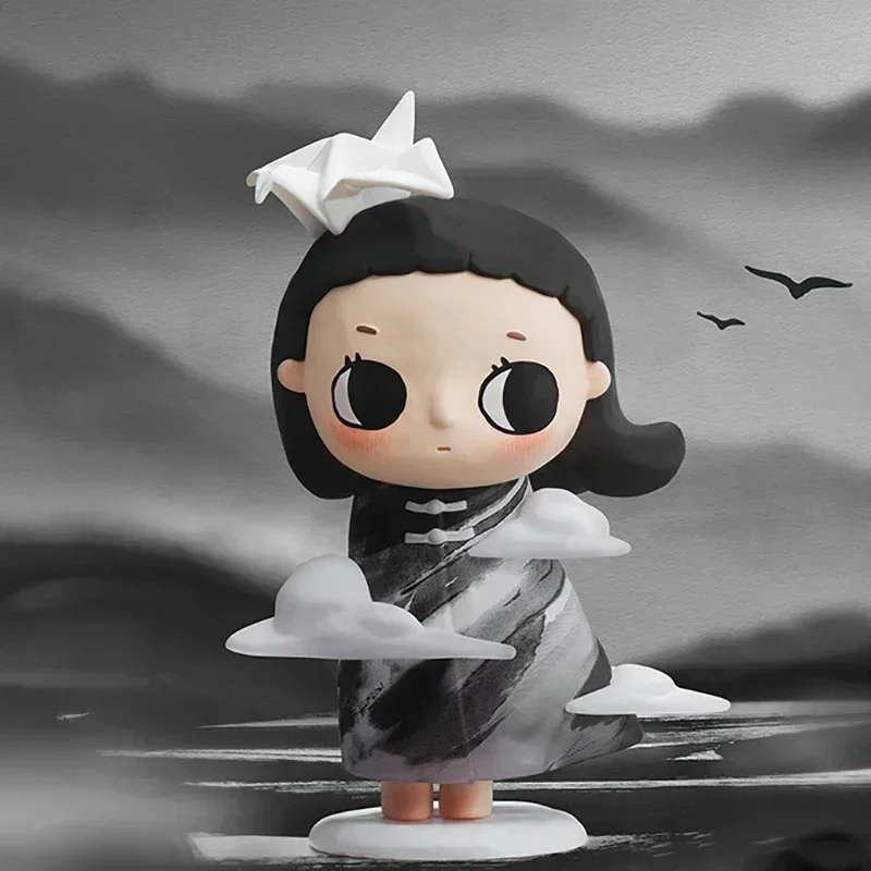 POP MART Nyota Growing Up By Your Way Series Scatola cieca Scatola misteriosa Ornamenti Kawaii Figurine Decorazioni per la casa Modello da tavolo Doll Gilr