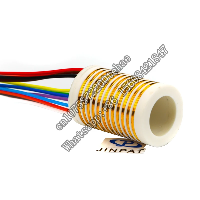 Separate slip ring 12 circuit 2A contact material gold to gold,can be used for drones,For medical probes