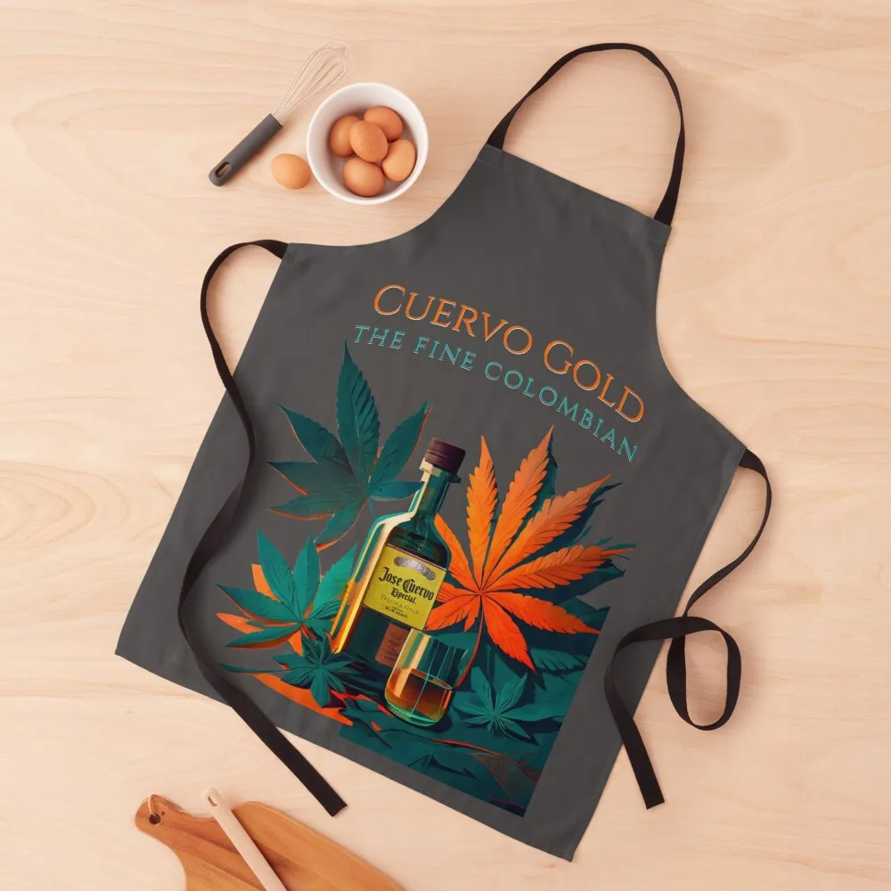 

The Cuervo Gold Apron Sexy chef for man Apron