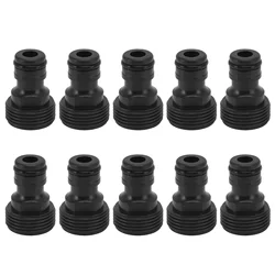 10Pcs Hose Quick Nipple Quick Connector Tap Connector G3/4 Male Thread 25mm Quick Connector Nipple Hose Quick Connector