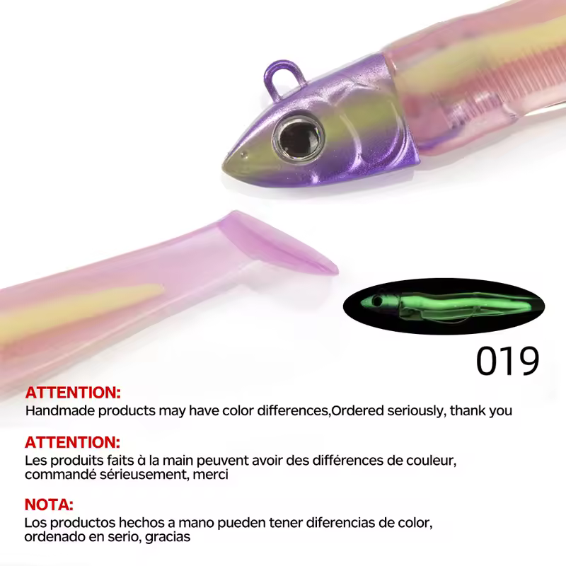 Hunthouse Fishing Barre T. Minnow Lure 7g/12g/25g/40g/60g/90g/120g JIgging Head Soft Silicone Bait Wobblers For Bass Pike Leurre - Image 17