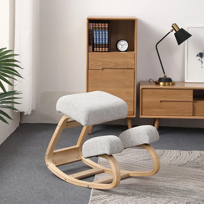 

Orthotic chair Children's improved hunchback Single chair Writing homework Ergonomics Scoliosis wooden chair