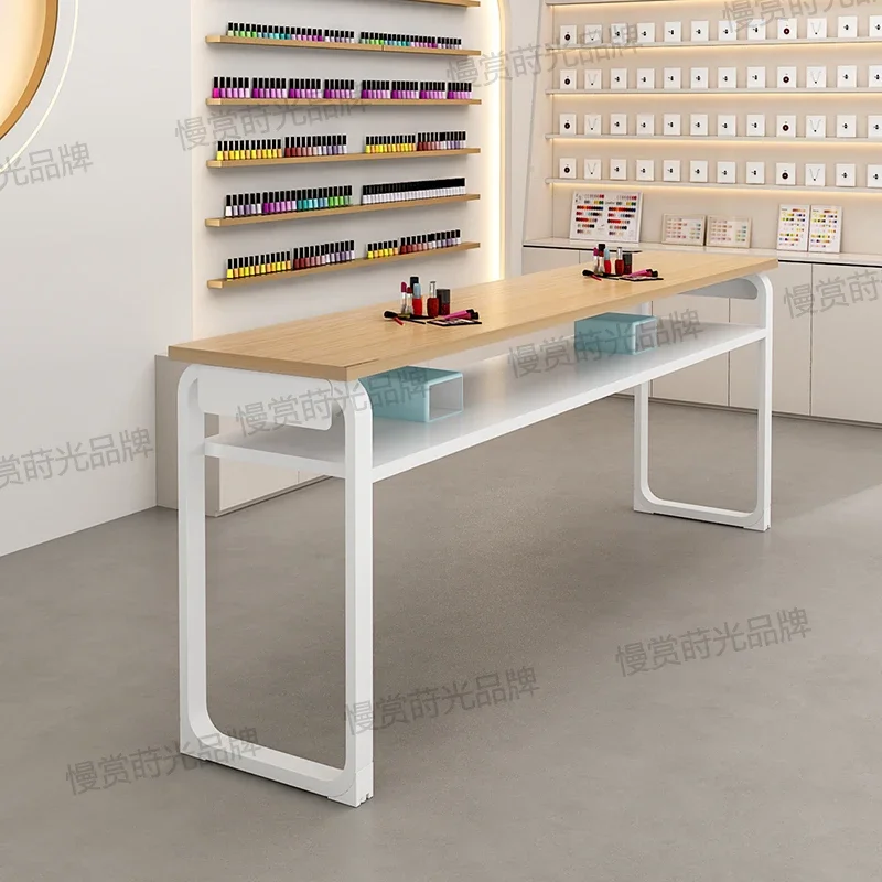 컴팩트 수납 네일 테이블 전문가용 의자 북유럽 스타일 네일 테이블 뷰티 테이블 스킨케어 테이블 독특한 가구