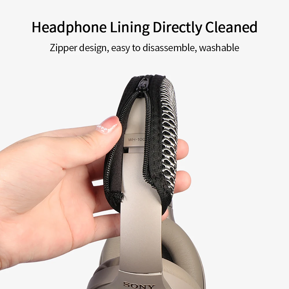 سماعة عقال غطاء سماعة عقال مبطن الغطاء الواقي لسوني سوني MDR-1000xm3 1000xm4 1000xm5