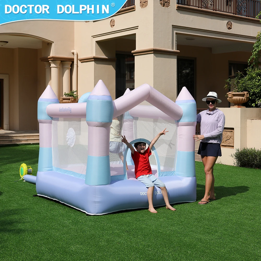 Blow up Inflatable Bounce House with Slide Combo Kids Inflatable Playground Slide Castle for Home Party Play Use