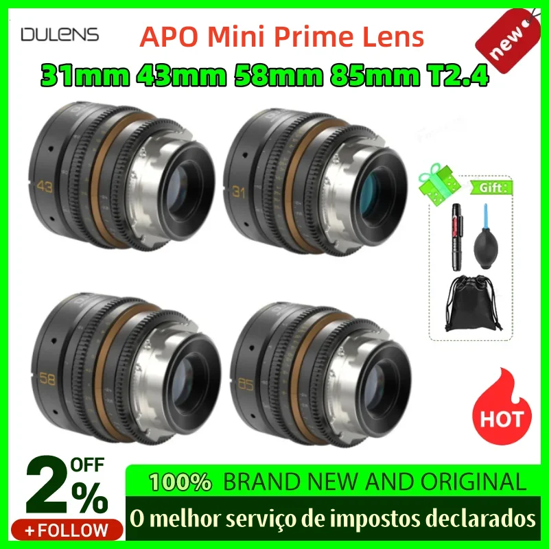 Dulens APO Mini Prime – מצלמה מקצועית עם עדכניות אופטיות מתקדמות לסרטים וצילום תלת-מימדי