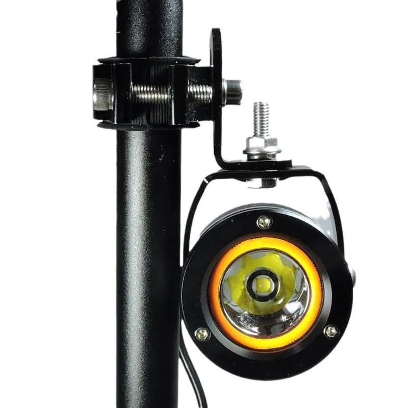 

SAAR L-образный монтажный кронштейн для переднего фонаря, зажим для бампера, поддержка прожектора, аксессуары для мотоциклов