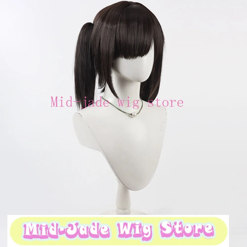 Sola Cosplay Wig Realistic Scalp Style Split Ponytail Character Hairpiece for Game Convention and Stage Show