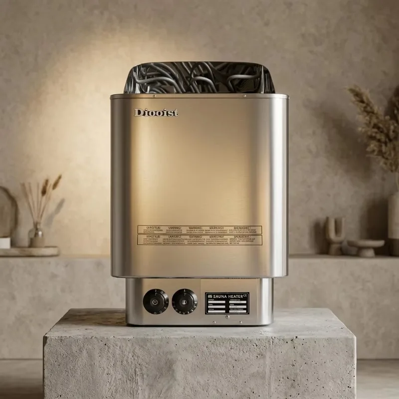 Diooist Finnish Automatic Modern Electric Sauna Heater SAB-45HN 4.5KW Stainless Steel With Computer Control Panel