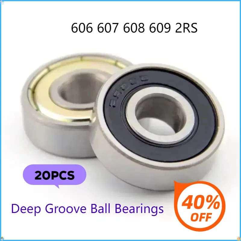 20Pcs Deep Groove B…