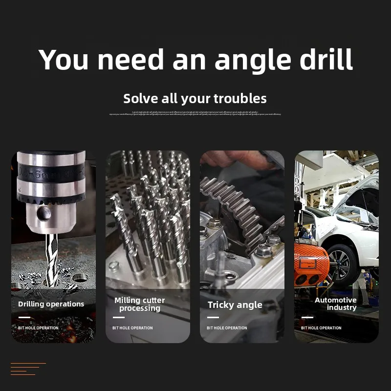 North Emperor Elbow Air Drill Angle Pneumatic Drill Chuck 10mm Wood Board Right Angle Drilling Machine Forward and Reverse L-Type Air Drill 703