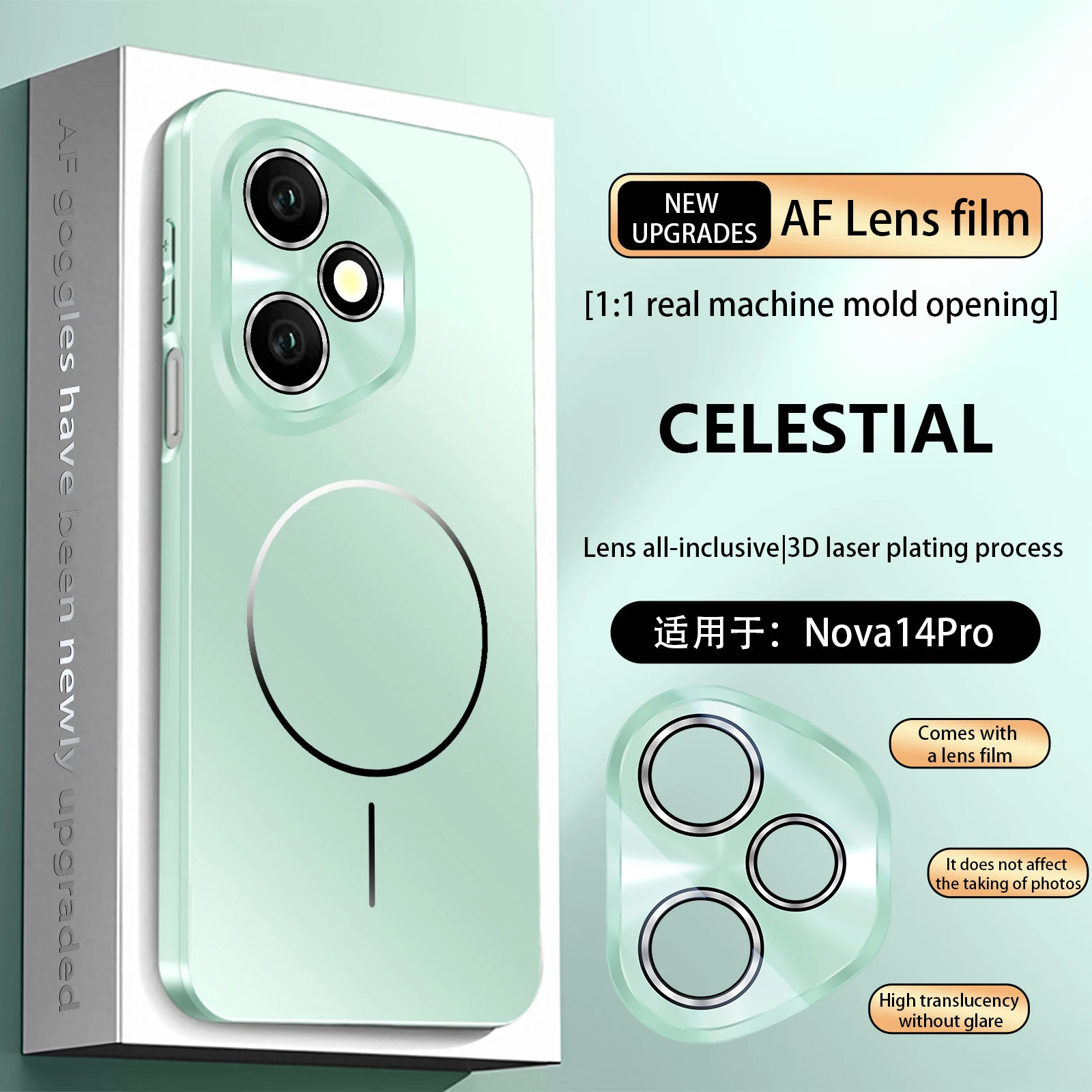 Casing Magnetik Pengisian Daya Nirkabel Matte Untuk Honor 400 Pro Global Honor400  Tipis dengan Pelindung Kamera Kaca Terintegrasi Penutup Ponsel Funda