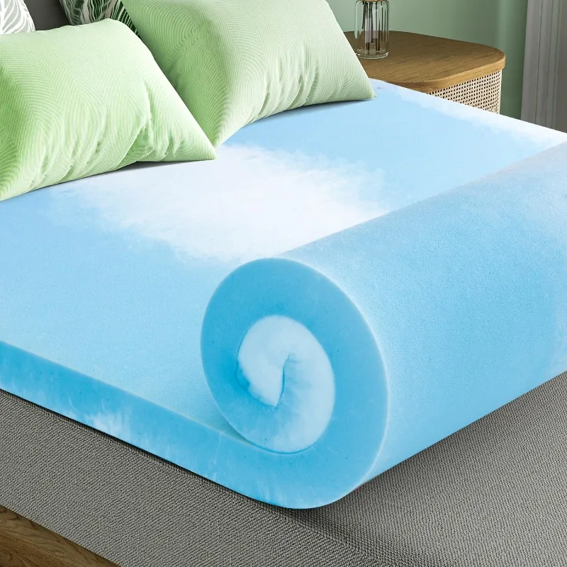 

3 inch Memory Foam Mattress Topper Twin, Cooling Gel Mattress Topper, Memory Foam Bed Topper, Soft Foam Topper Mattress