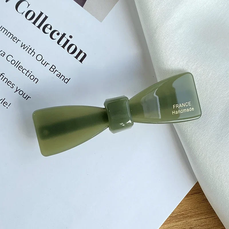 Korean Style Bow Spring Clip Hair Accessory