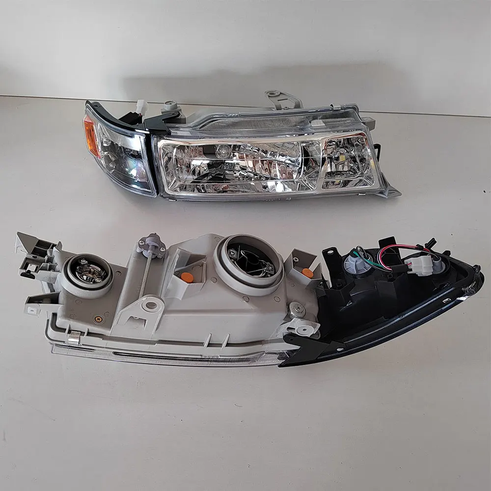 2PCS/4PCS Car Crystal Headlight  For Toyota Chaser GX90 JZX90  High Quality 1992 1993 1994 1995