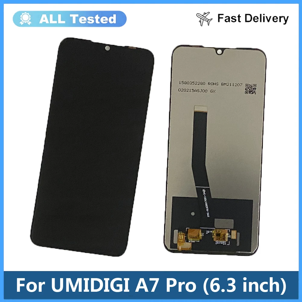 100% Original Tested For UMIDIGI A7 PRO A7 LCD Display Touch Screen Glass Panel Assembly For UMIDIGI A7S LCD Display