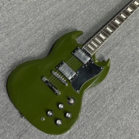 Hot Selling Gib Army Green SG Electric Guitar 22 Tone Position Mahogany Body Rosewood Fingerboard High Quality Free Delivery