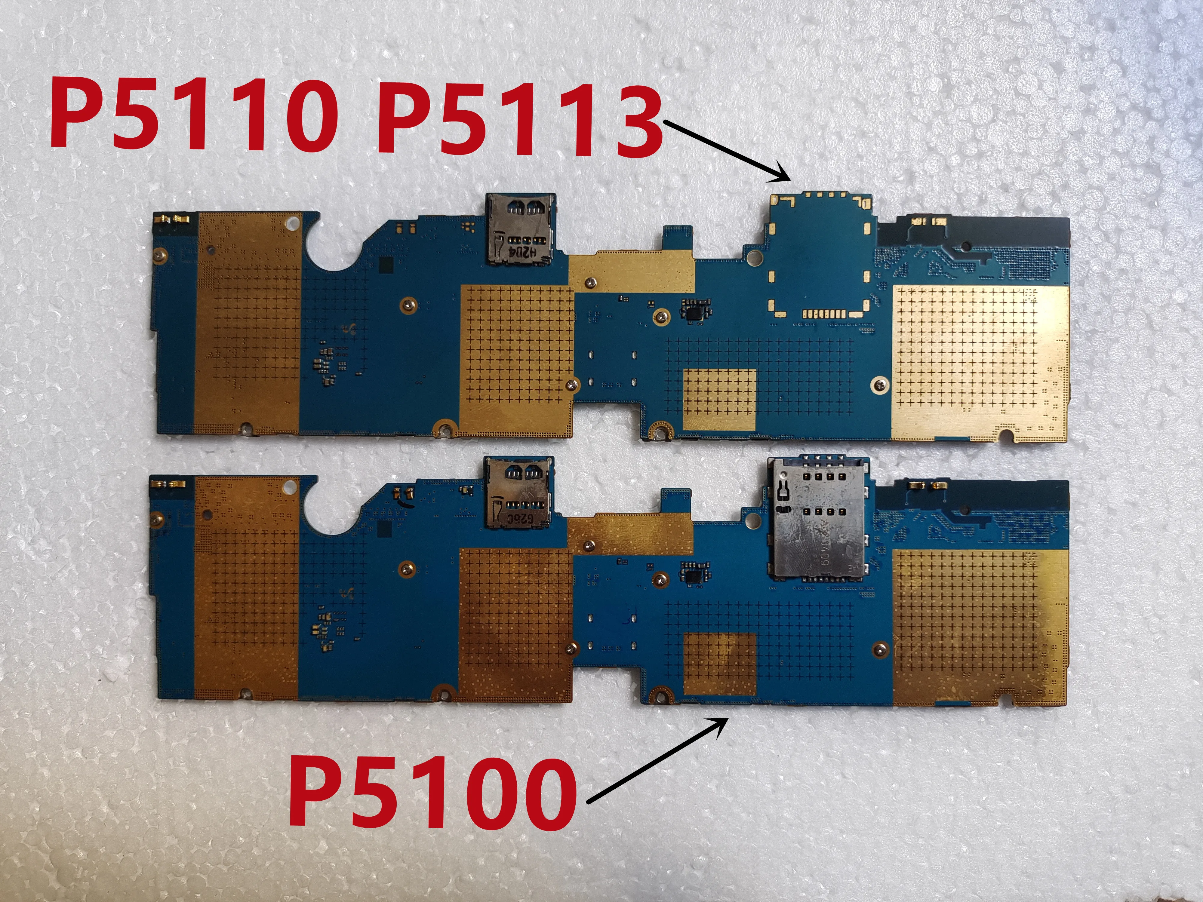 Per Samsung Galaxy Tab 2 10.1 P5100 3G P5110 P5113 WIFI scheda madre principale schede logiche circuiti card fee Flex cavo piastra