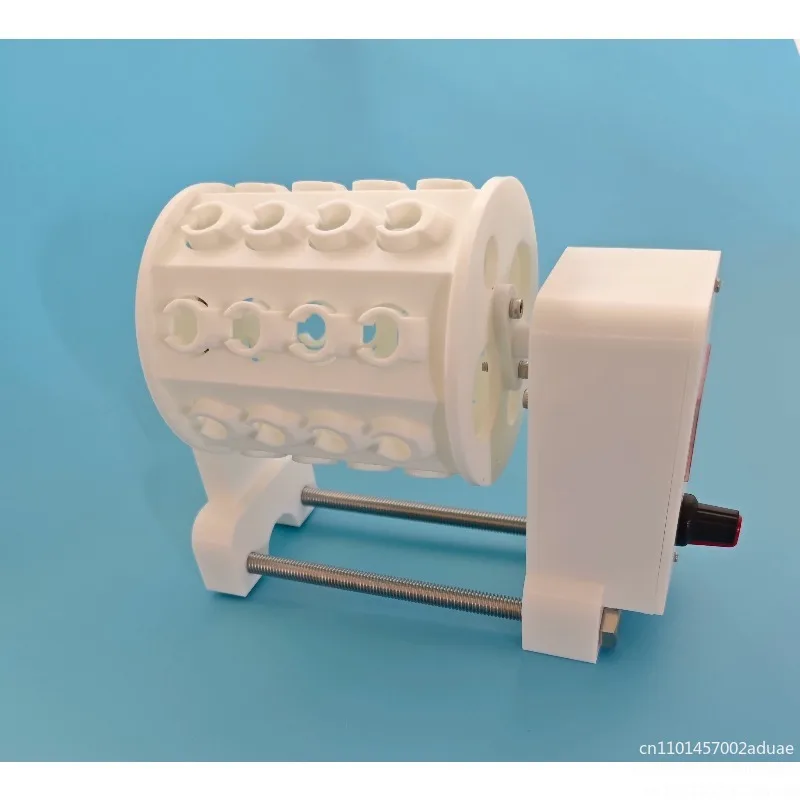 DIY Rotating Mixing Device Mini 32-Tube Vortex Mixer Laboratory - for 1.5mL & 2.0mL Centrifuge Tubes, Adjustable Speed 20-100RPM
