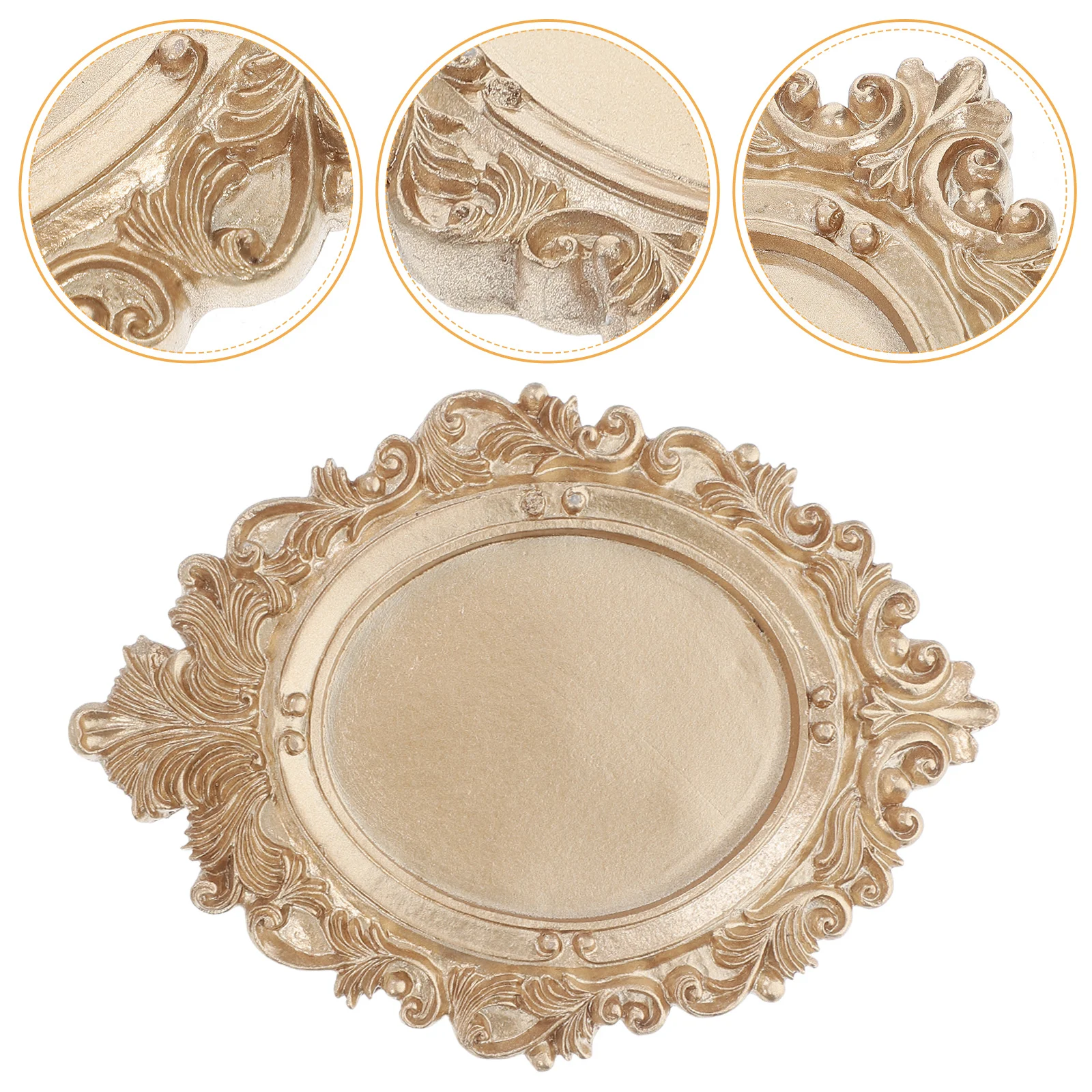 

Exquisite Craftsmanship Jewelry Dish Tray Compact Size Key Tray Decorative Organizer for Bedroom Dresser Aesthetic