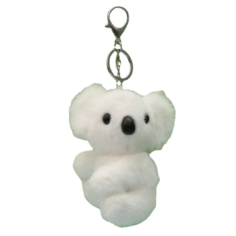 LLavero de Kola bonito de 10cm, llavero de juguete de peluche, bolsa de Koala de dibujos animados, colgante, llavero de muñeca, accesorios para llaves de coche DIY, dijes de regalo Игрушки