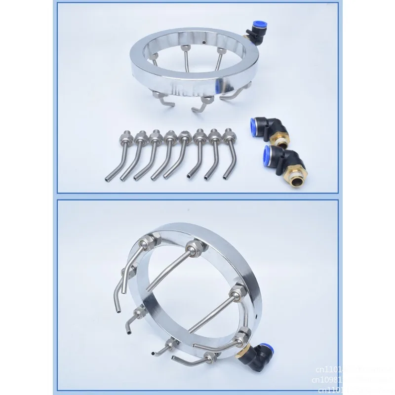 Universal Cooling Water Spray Ring Metal Pipe for Engraving Machine Machining Center Spindle Motor Parts