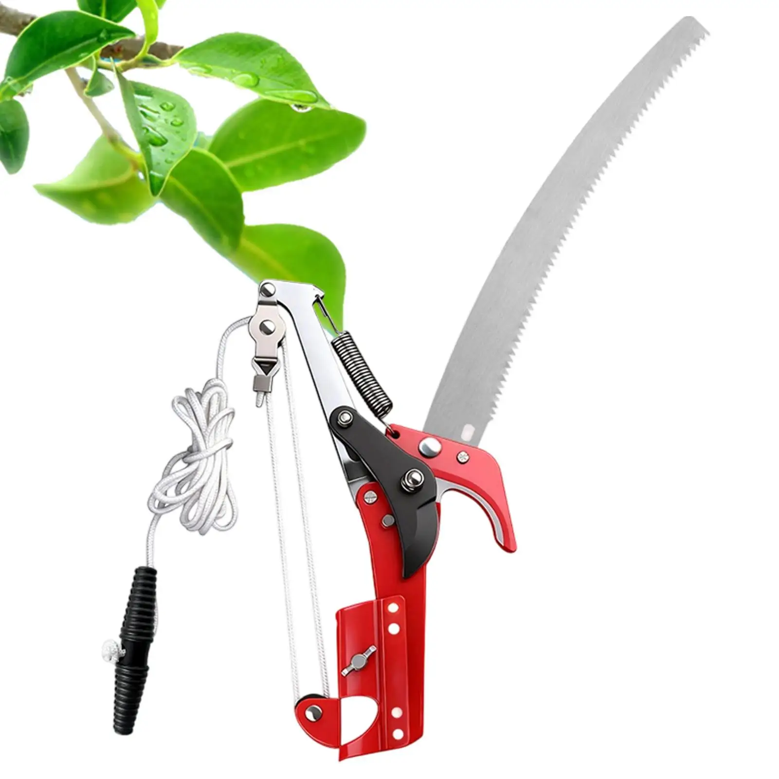 manual-pole-saw-adjustable-heavy-duty-pruning-tools-cutter-tree-branch-cutter-for-branch-limb-courtyard-garden-yard-patio-lawn