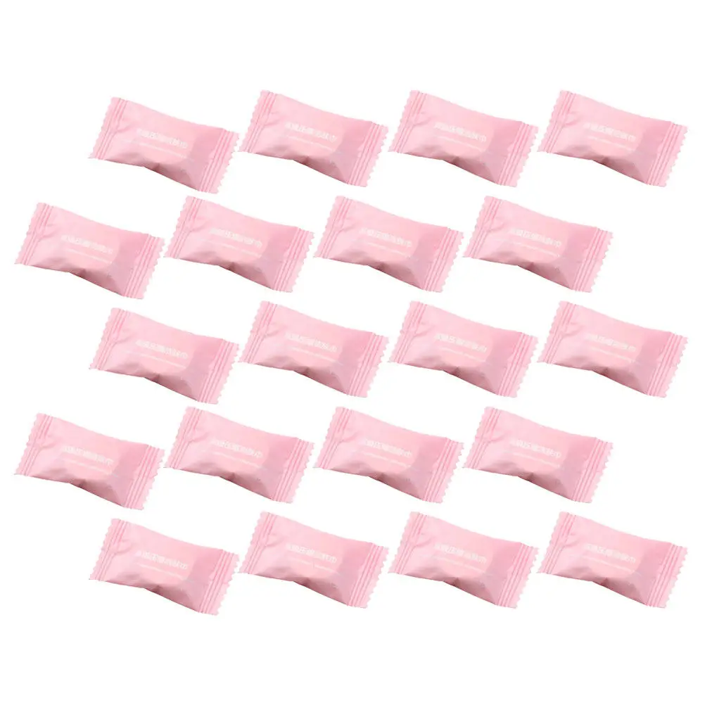 20Pcs Compressed Disposable Face Towels Portable Soft Nonwoven Travel Washcloth Compact Multi-Use Towel Tablets Camping Outdoor