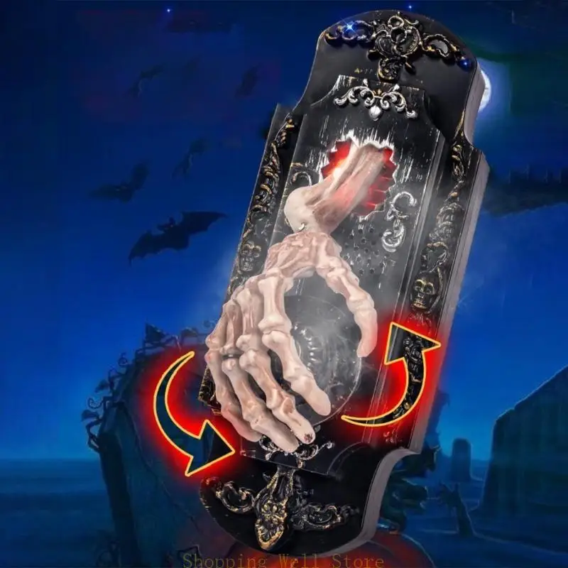 KX4B Motion Activated Halloween Türklingel mit Nebelspray verbessern die Sicherheit und Spaß für Zuhause