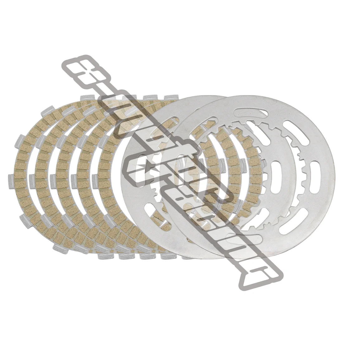 

Фрикционные диски сцепления для Suzuki AN650 Burgman Skywave 650 2003-2017 21441-26J00 21451-10G10