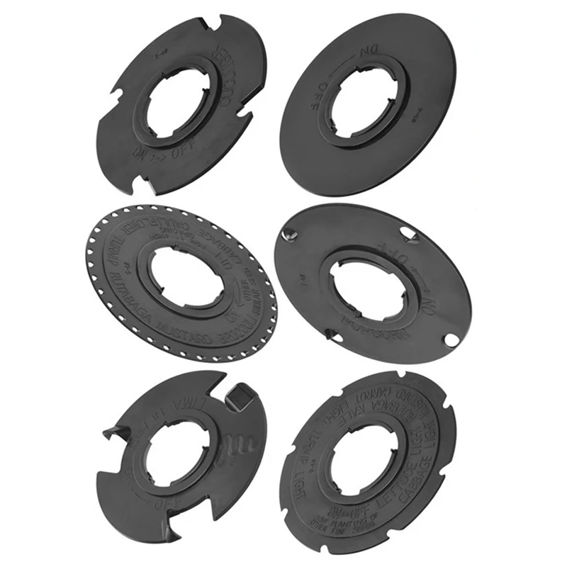 60010 مجموعة أطباق البذور الاختيارية لآلة بذارة الحديقة E-Arthway 1001-B، تناسب الجزرة الخفيفة، طبق بذور الفشار الفارغ