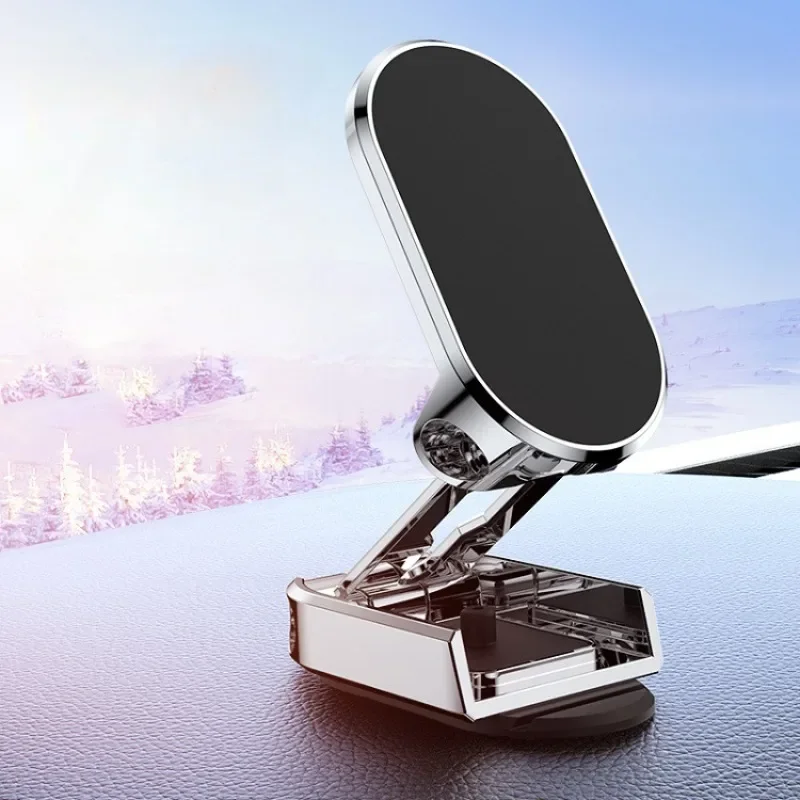 

Metal Magnetic Holder in Car Phone Stand Magnet Cellphone Bracket Car Magnetic Holder for iPhone 14 13 12 Samsung Xiaomi Huawei