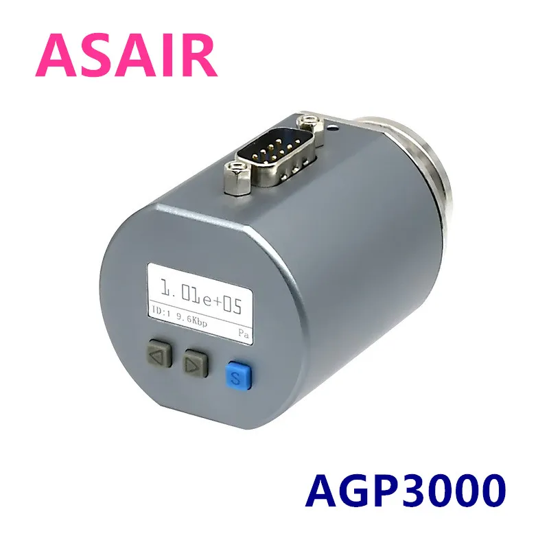 

ASAIR AGP3000 MEMS Digital Display Resistor Pirani Vacuum Gauge RS485 0-10V Analog Output