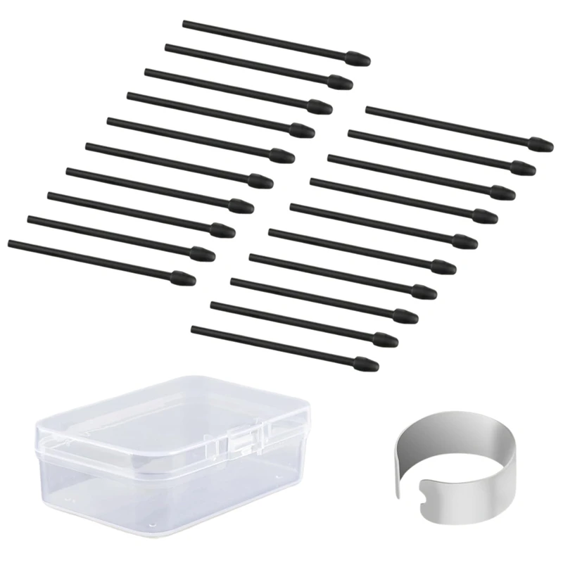 Punte di ricambio per penna Notevole 2 penne: sensibilità alla pressione 4096 e supporto per scrittura inclinabile, con strumento per la rimozione dei pennini