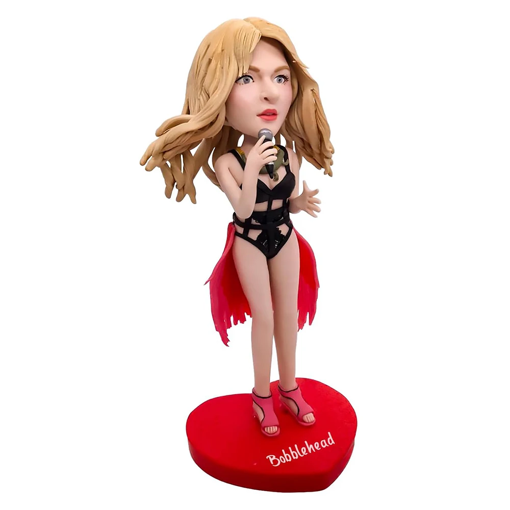 Sexy Lady Customized Bobbleheads,Handmade Singer Bobble Head Figures 6-10'' Home Decor Souvenir Toys Creative Collectible