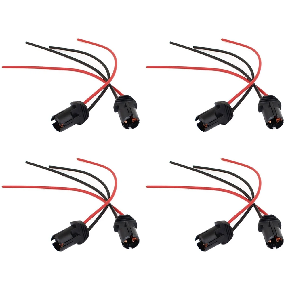 ABPQ-8 Pezzi T10 W5W 168 194 Portalampada per Auto Portalampada per Portalampada in Vetro Presa per Luce di Parcheggio Connettore Nero
