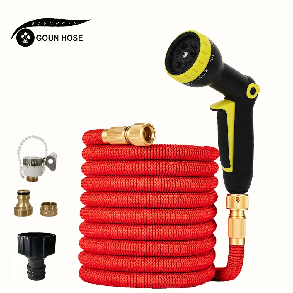 

1PC Expandable Magic Hose, High-Pressure Car Wash, 9Water Spraying Functions, Water Gun, Home Garden Watering Hose Garden Hose