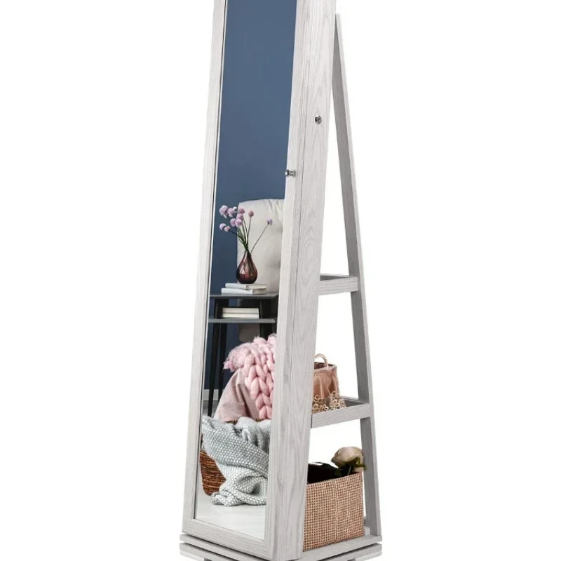 

Living room furniture Full-length mirror jewelry storage cabinet household full-length mirror wall-mounted fitting mod