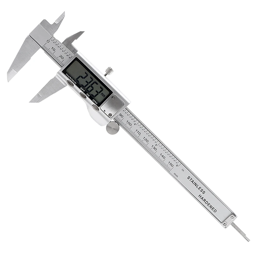 150mm LCD Electronic Digital Display Caliper Stainless Steel Measuring Tool 6 Inch Vernier Caliper High Precision Calipers