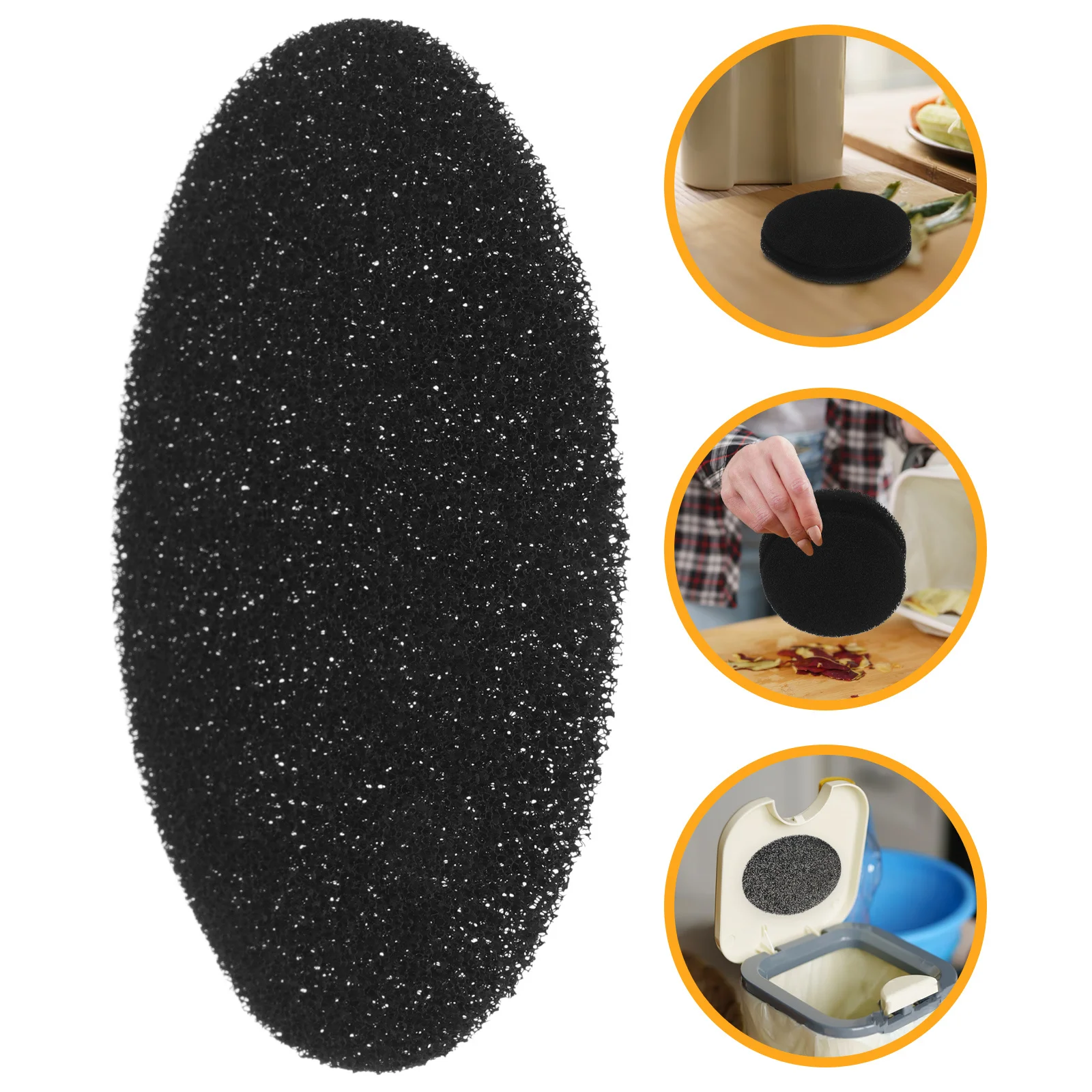 

6Pcs Charcoal Filters for Kitchen Compost Bin Replacement Countertop Compost Bucket Odor Absorbing Food Waste Bin Filters