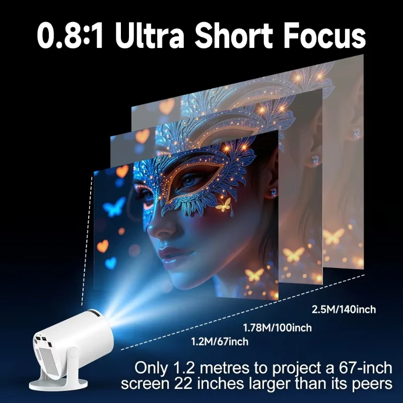 WIFI Projector LCD Beam Video LED 1080P Projector Android Onderwijs Thuis Smart Hologram 3d Mini 4k Projectoren