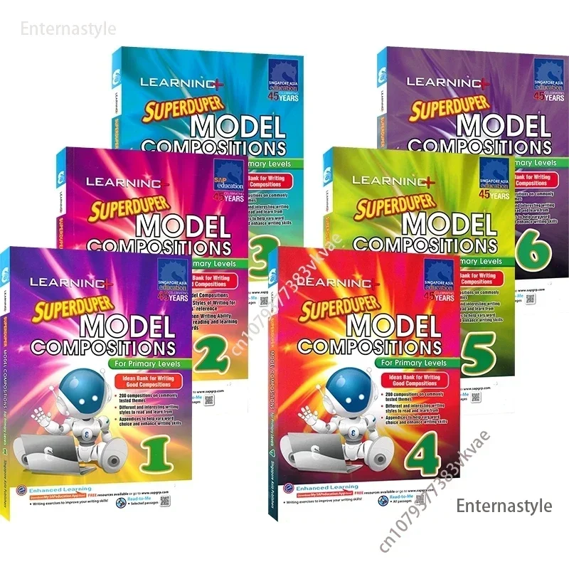 

2022 New Arrival SAP Superduper Model Compositions for Grade 1-6 Primary School English Book for Students Libros Exercise BooksB