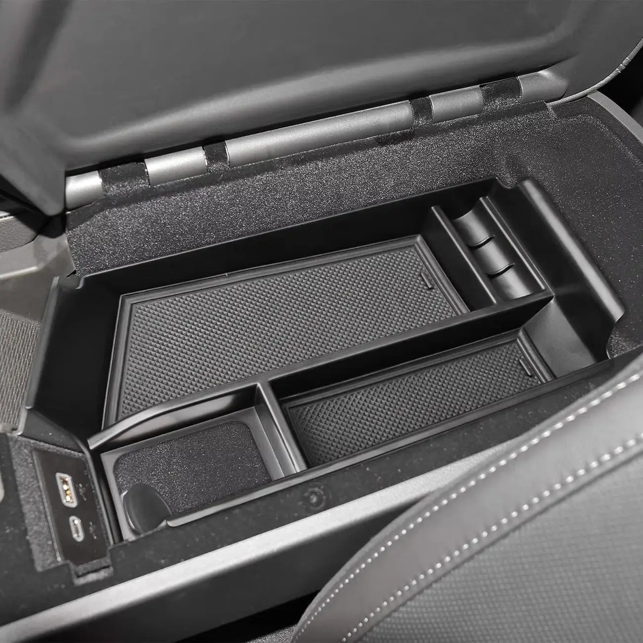 

Kptidy for Cadillac CT5 2023-2025,Car Center Console Armrest Tray Storage Box Center Console Organizer Tray Box,Car Interiors